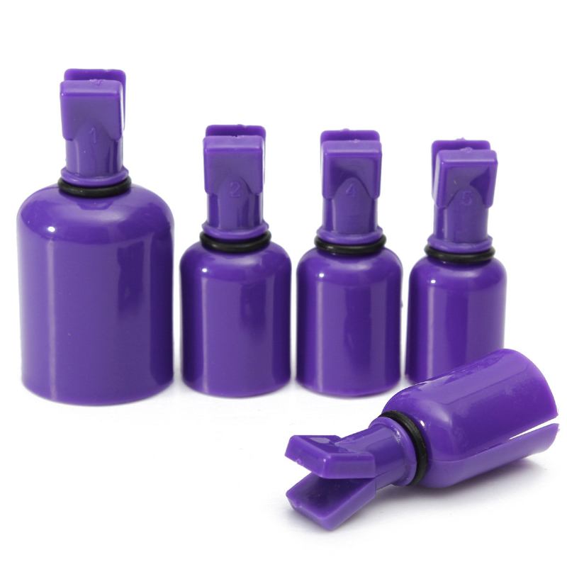 10 Τεμάχια Πλαστικό Soak Off Uv Gel Polish Remover Wrap Tool Nail Cotton Clip