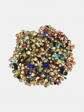1200 Τμχ Διακοσμητικά Νυχιών Στρας Stud Colorful Shiny Clear