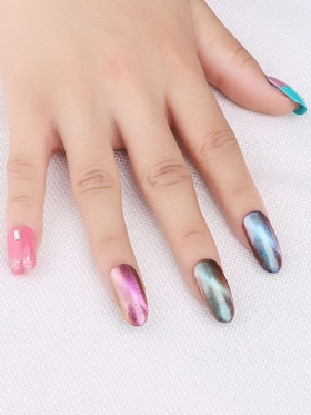 3d Cat Eye Magnet Nail Powder Magnetic Glitter Dust Manicure Nails Art Pigment Διακόσμηση