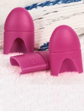 5 Τμχ/σετ Silicon Uv Gel Polish Remover Caps Acrylic Nail Art Wrap Cleaner Clip