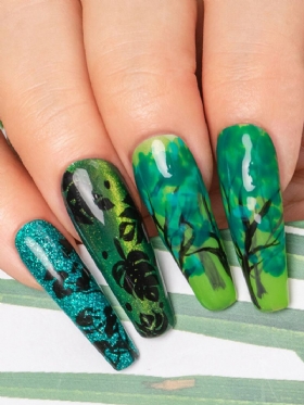 7 Ml Forest Green Series Nail Polish Gel Μανικιούρ Φωτοθεραπείας Gel Semi Permanent Uv Photootherapy Gel