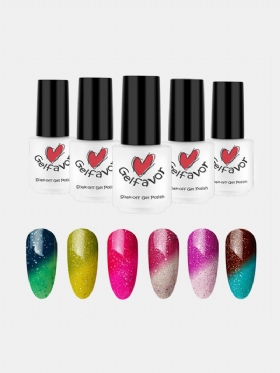 Gelfavor Shiny Temperature Change Uv Gel Polish Led Soak-off Lacquer Nail Art 7ml