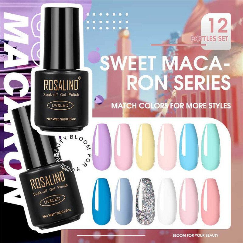 Σετ Gel Polish 12 Τμχ Για Μανικιούρ Uv Colors Gel Nail Semi Permanent Art Gel Vernish