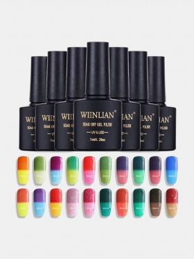 Θερμικό Uv Gel Βερνίκι Νυχιών Long Lasting Shimmer Θερμοκρασία Αλλαγή Χρώματος