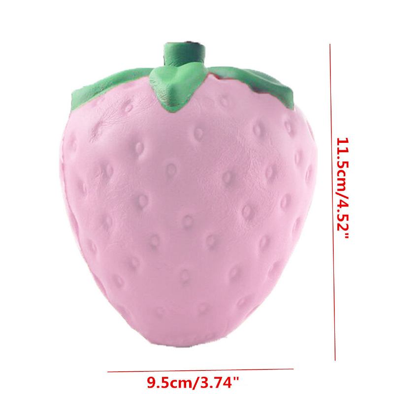 11.5x9.5 Εκ. Kawaii Squishy Strawberry Soft Μπρελόκ Τσάντες Τηλεφώνου Ιμάντες Αργής Ανύψωσης