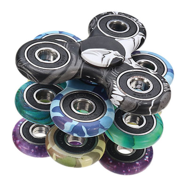 Camouflage Rotating Fidget Hand Spinner Adhd Autism Fingertips Fingers Gyro Μειώνουν Το Στρες