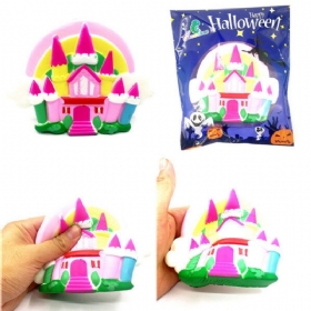 Chameleon Squishy Halloween Castle Παιχνίδι Αργής Άνοδος 16x11x4cm Με Αρχική Συσκευασία