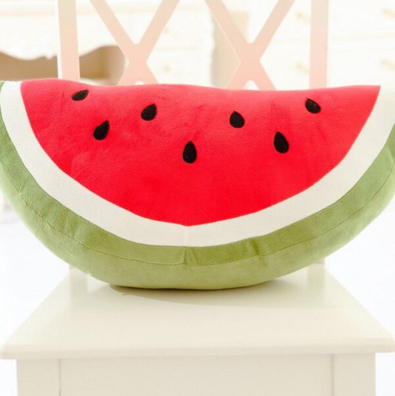 Creative Fruit Καρπούζι Τρίγωνο Ημικυκλικό Μαξιλάρι Στρογγυλό Ριχτάρι Καναπές Αυτοκινήτου Πλάτης Γραφείου