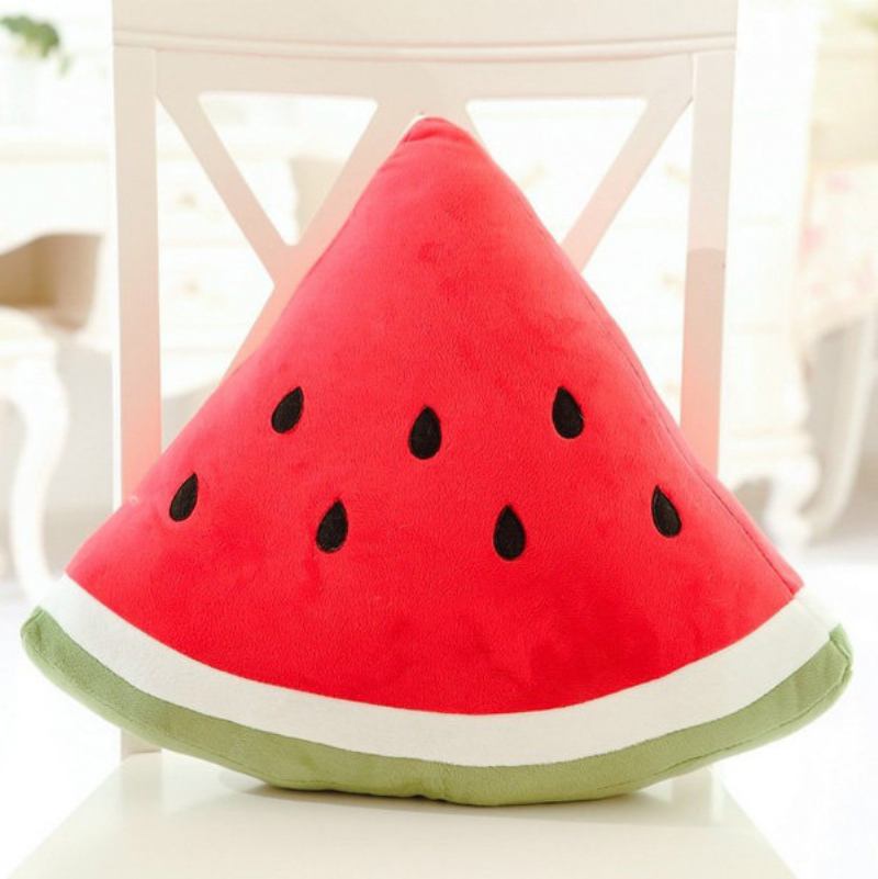 Creative Fruit Καρπούζι Τρίγωνο Ημικυκλικό Μαξιλάρι Στρογγυλό Ριχτάρι Καναπές Αυτοκινήτου Πλάτης Γραφείου