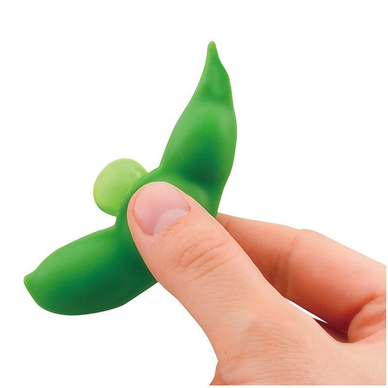 Extrusion Bean Toy Mini Squishy Soft Toys Μενταγιόν Anti Stress Ball Squeeze Gadgets