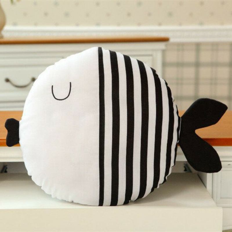 Fish Kiss Throw Μαξιλάρι Ύπνου Κούκλα Ψαριού Λούτρινο Παιχνίδι Διακόσμηση Παιδικού Δωματίου Σπιτιού
