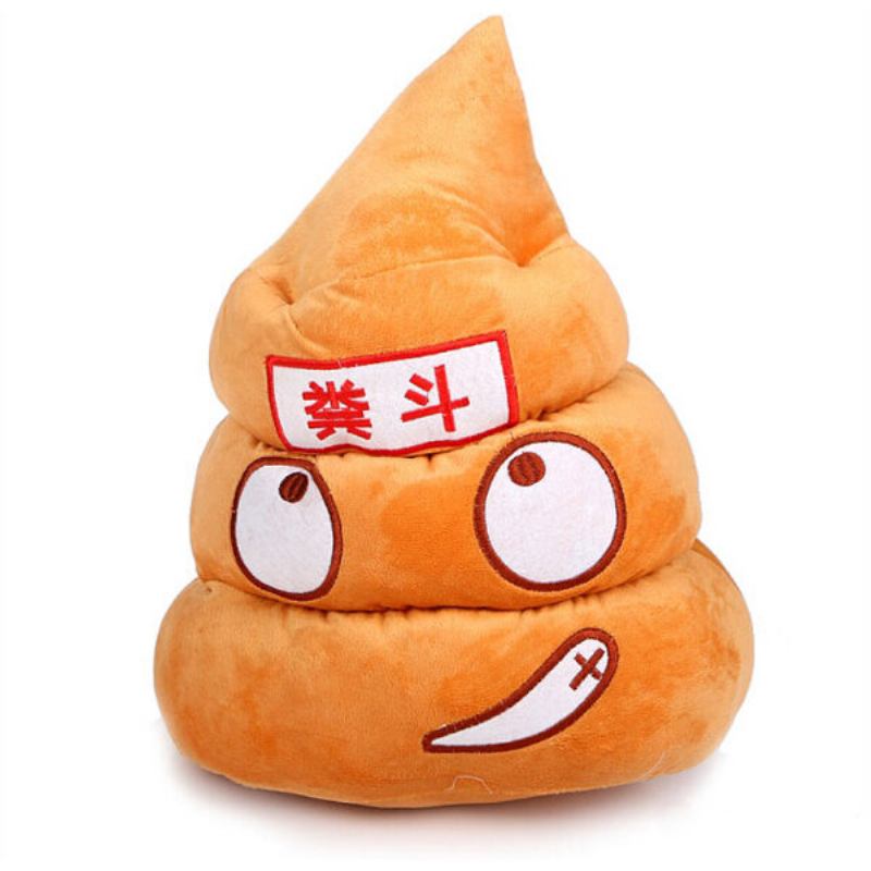 Funny Poo Shape Throw Μαξιλάρι Κούκλες Κρεβάτι Καρέκλα Καναπέ Βαμβακερό