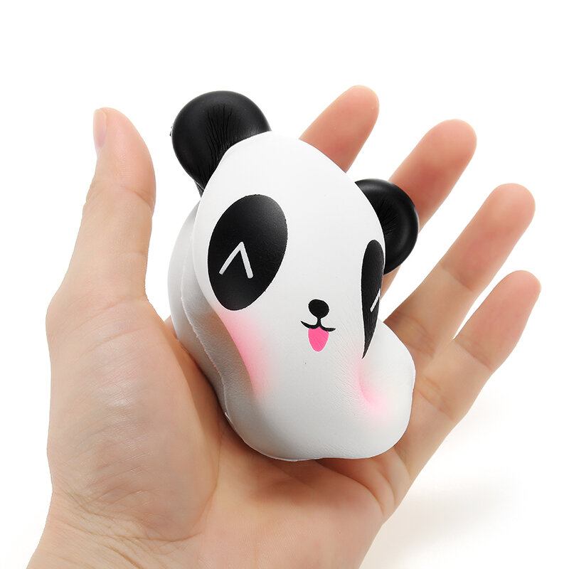 Meistoyland Squishy Panda Bun 8cm Slow Rising With Packaging Collection Gift Decor Μαλακό Παιχνίδι
