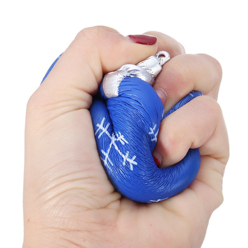 Pu Cartoon Χριστουγεννιάτικες Μπάλες Squishy Toys 9.5 cm Slow Rising With Packaging Collection Gift Soft Toy