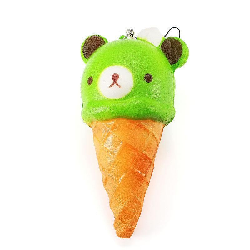 Squishy Ice Cream Bear Soft Slow Rising Collection Διακόσμηση Squish Squeeze Παιχνίδι