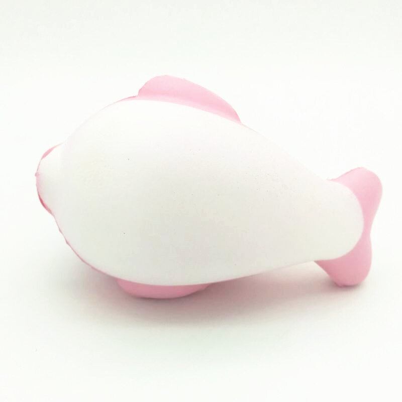 Squishy Slow Rising Kawaii Whale Soft Squeeze Χαριτωμένο Κινητό Τηλέφωνο Με Λουράκι Δελφινιού Ψωμί Κέικ Ελαστικό Παιχνίδι