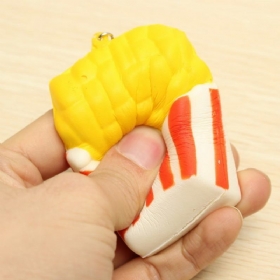 Squishy Τηγανιτές Πατάτες Τσιπς Πατάτας Με Αρωματικό Παιχνίδι Τσάντα Για Με Λουράκι Κρεμαστό Ντεκόρ Δώρο