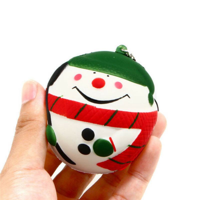 Squishyfun Squishy Snowman Christmas Santa Claus 7cm Slow Rising With Packaging Collection Δώρο