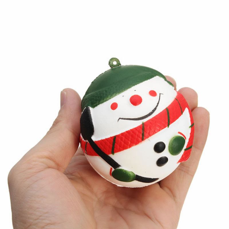 Squishyfun Squishy Snowman Christmas Santa Claus 7cm Slow Rising With Packaging Collection Δώρο