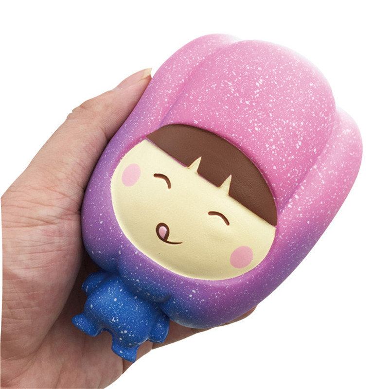 Squishyfun Sweet Pepper Pu Simulation Bread 13cm Slow Rising With Packaging Collection Μαλακό Παιχνίδι Δώρου