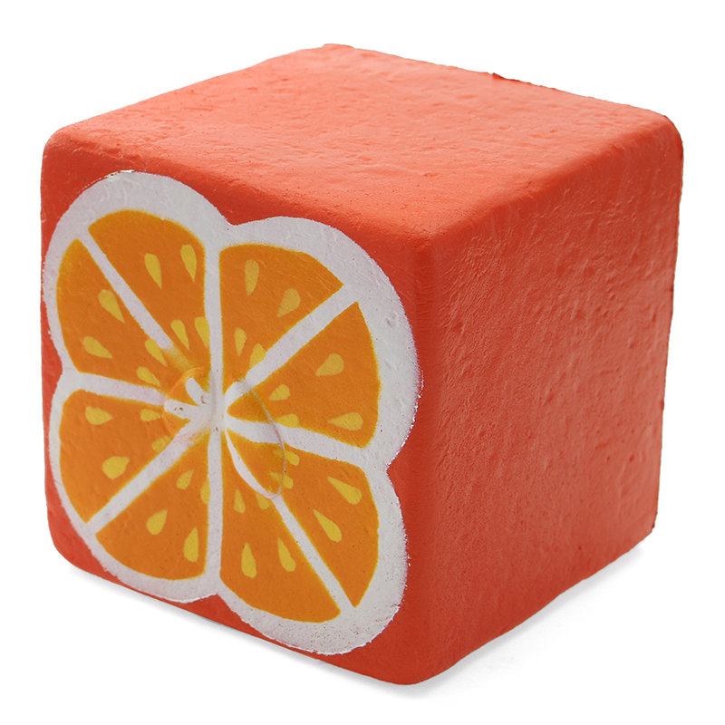 Squishyshop Orange Toast 7.5cm Ψωμί Squishy Soft Slow Rising Συλλογή Δώρου Διακοσμητικό Παιχνίδι