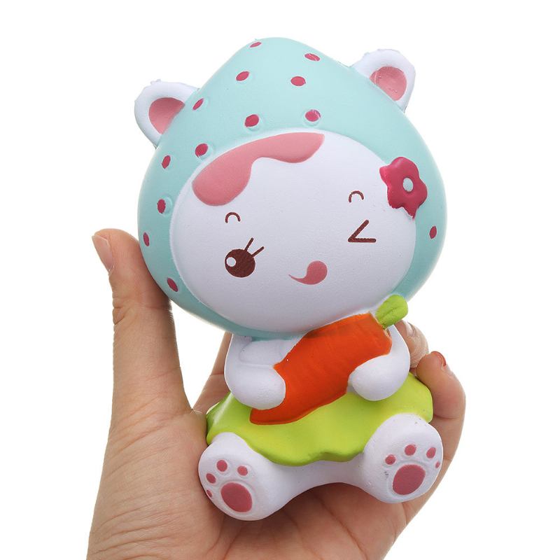 Strawberry Girl Squishy Slow Rising With Packaging Collection Gift Μαλακό Παιχνίδι