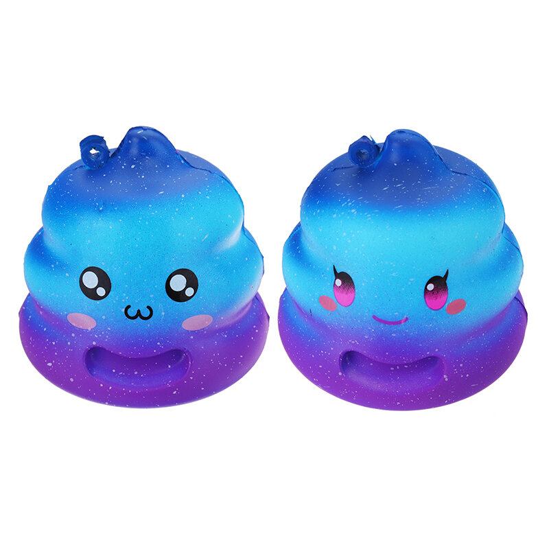 Συλλογή 7cm Crazy Squishy Galaxy Poo Slow Rising Scented Cartoon Gift Decor Collection