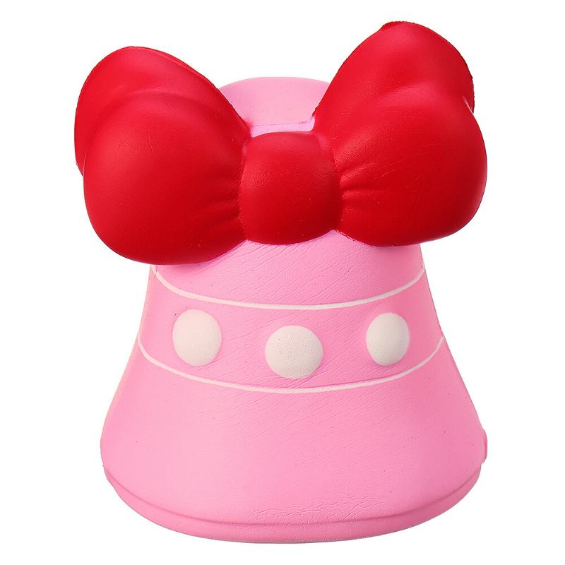 Συλλογή Δώρων Παιχνιδιών Μαλακών Bow-knot Bell Squishy Jumbo Slow Rising Με Συσκευασία