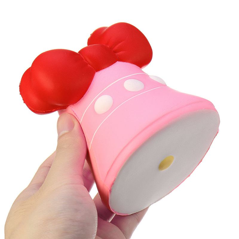 Συλλογή Δώρων Παιχνιδιών Μαλακών Bow-knot Bell Squishy Jumbo Slow Rising Με Συσκευασία