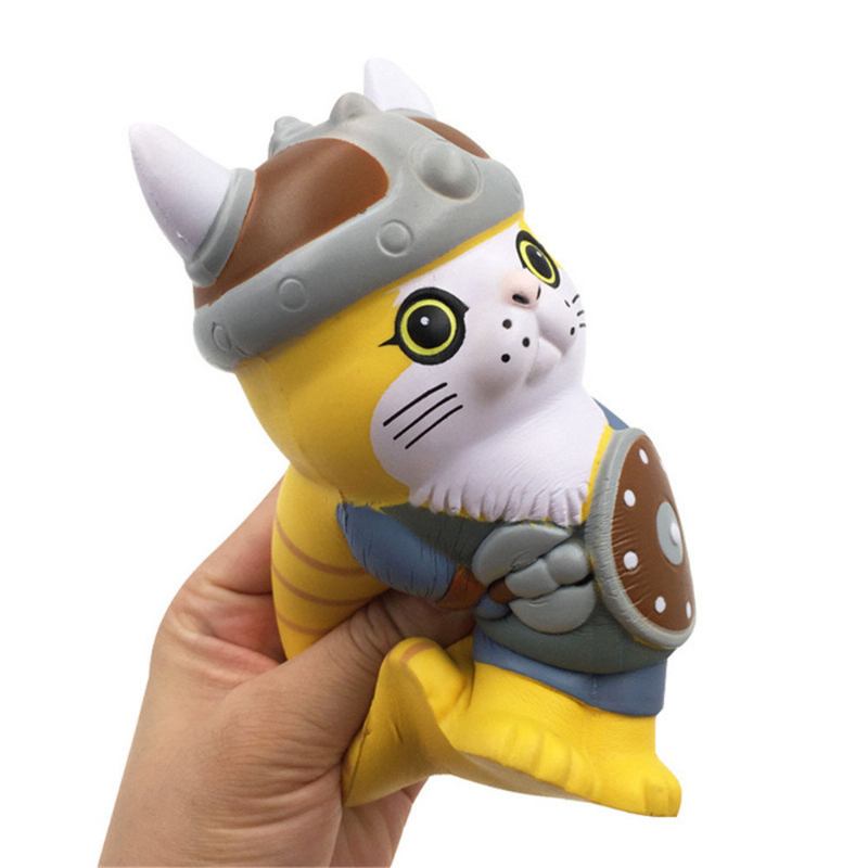 Viking Pirate Cat Squishy Με Συσκευασία