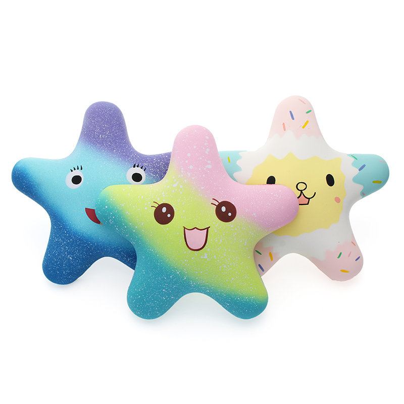 Vlampo Squishy Starfish 14cm Γλυκό Αργή Ανατολή Συλλογή Πρωτότυπης Συσκευασίας Δώρο Διακοσμητικό Παιχνίδι