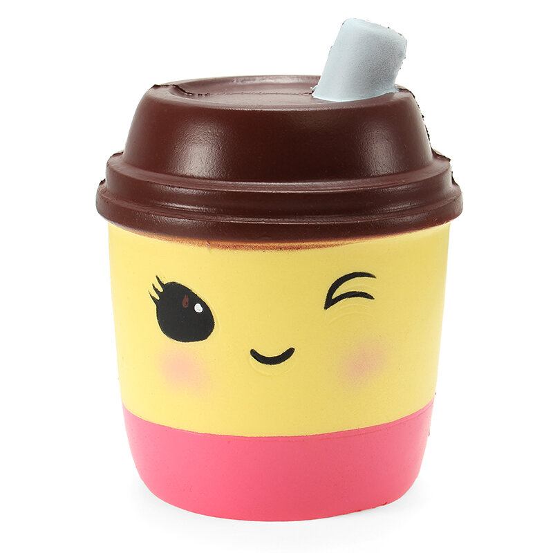 Xinda Squishy Milk Tea Cup 10cm Soft Slow Rising With Packaging Collection Gift Decor Toy