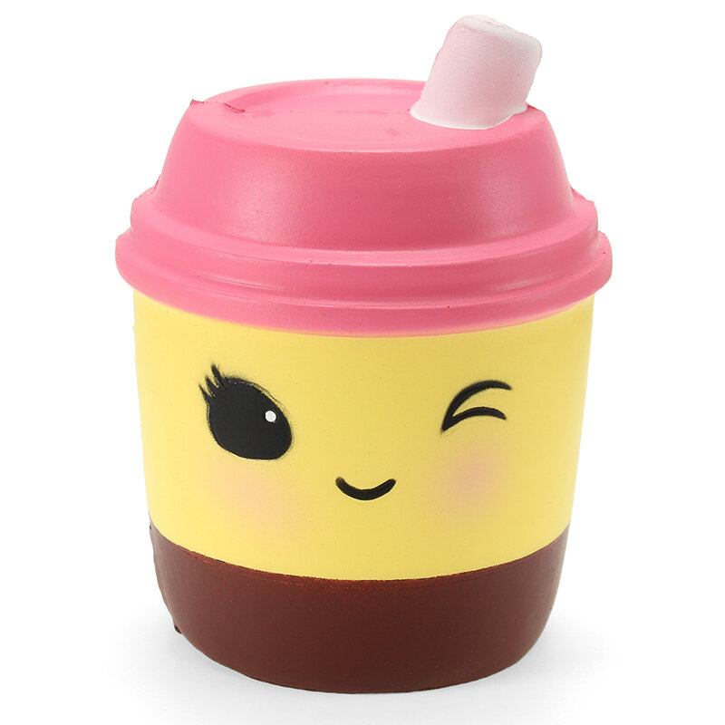 Xinda Squishy Milk Tea Cup 10cm Soft Slow Rising With Packaging Collection Gift Decor Toy