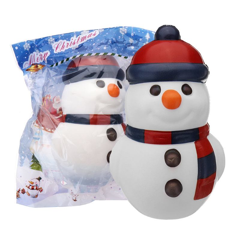 Χριστουγεννιάτικο Χιονάνθρωπος Squishy Soft Rising Slow With Packaging Collection Παιχνίδι Δώρων