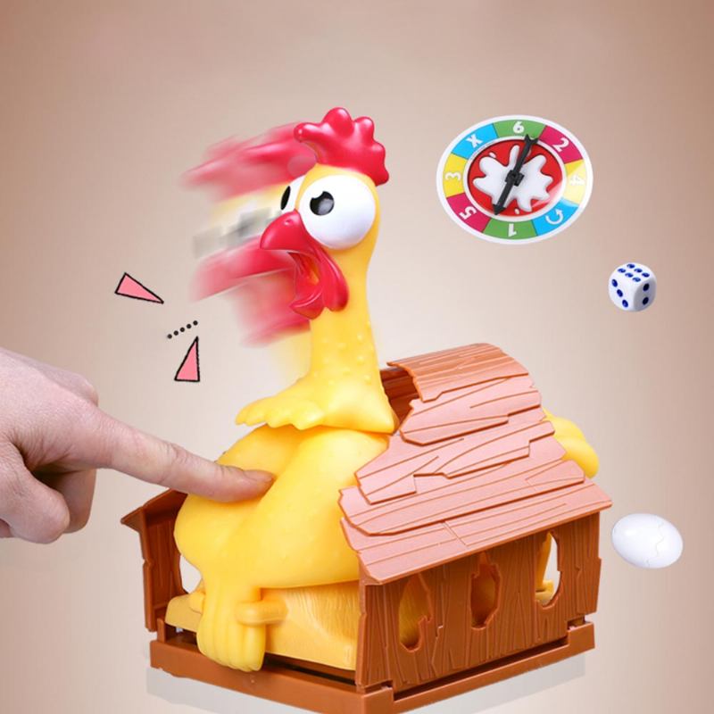 Αστεία Screaming Egg Laying Chicken Party Παιχνίδια Παιχνίδι Παζλ Γονέα-παιδιού Lucky Sound Toy