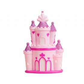 Creative Princess Castle Money Box Για Κορίτσια Ντελικάτο Κομψό Ροζ Παραμυθιού Δώρο Γενεθλίων Piggy Bank