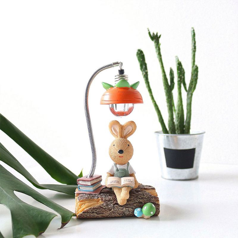 Δοχείο Στυλό Little Pure Resin Rabbit Με Έντονο Χρώμα & Χαριτωμένη Έκφραση Προσώπου Για Χειροτεχνίες Δώρα Για Ζευγάρια Δημιουργικές Διακοσμήσεις Κουνελιών Γενεθλίων