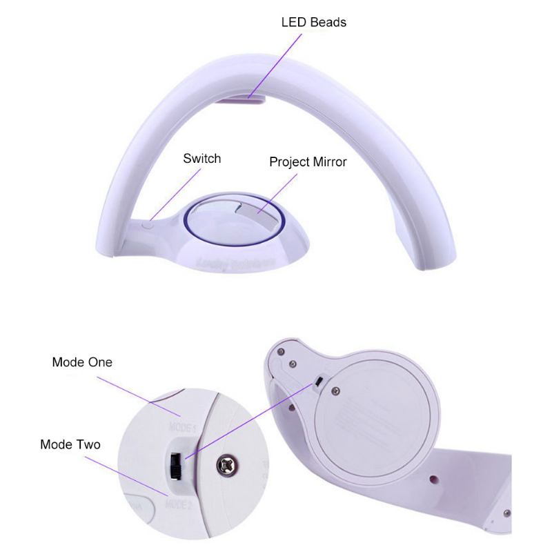 Ρομαντικό Φως Νύχτας Lucky Rainbow Projector Light 10 Minute Auto Shut Down Για Διακόσμηση Σπιτιού Ή Δώρο Για Παιδιά