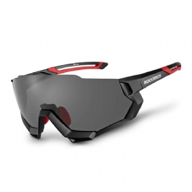 Rockbros Comfortable Wide View Uv Protection Polaroid Cycling Γυαλιά Ιππασίας Ηλίου Με Σκελετό Γυαλιών Μυωπίας