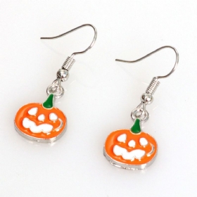 Euramerican Κολοκύθα Σκουλαρίκια Halloween Drop Dangle Για Lady Girl Γυναικεία Διακόσμηση Αποκριάτικου Πάρτι