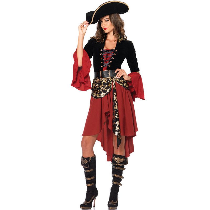 Γυναικεία Αποκριάτικη Σέξι Στολή Πειρατών Cosplay Ρόλων