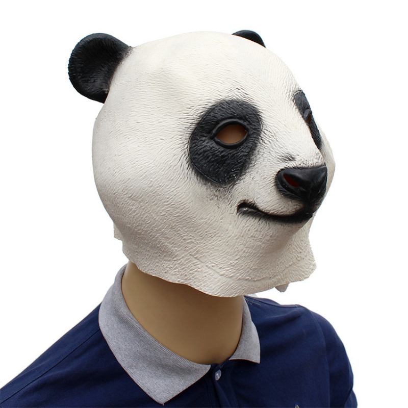 Halloween New Holiday Party Supplies Aanimal Latex Mask Giant Panda 37*32*27