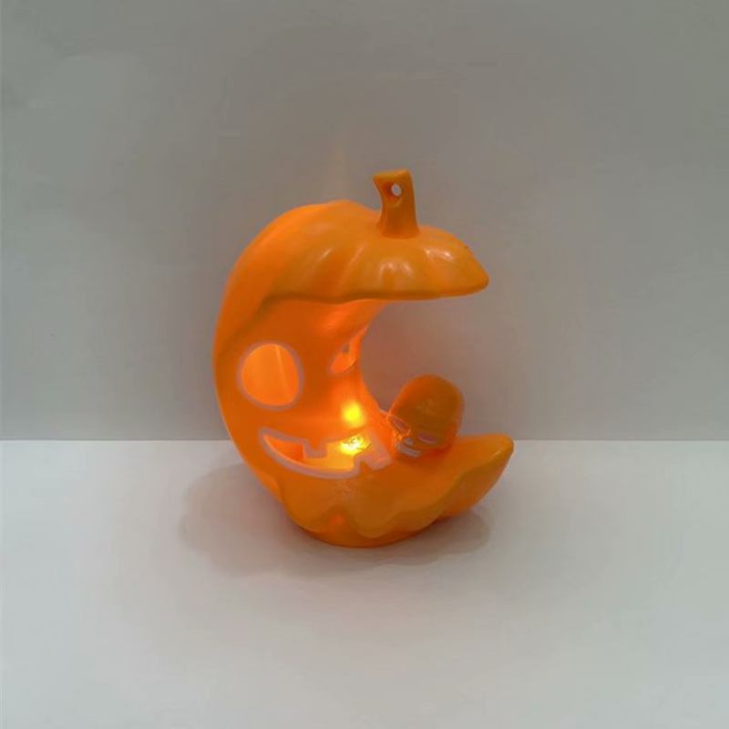 Halloween New Pumpkin Moon Light Ghost Festival Προϊόν Led Ηλεκτρονικά Φωτεινά Κεριά Διακοσμητικά Στηρίγματα Μικρό Δώρο