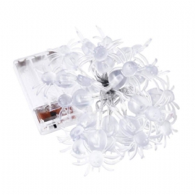 Halloween Spider Λάμπα Led String Battery Box Διακοσμητικό Φωτιστικό Theme Party Διακόσμηση Πολύχρωμο Για Σαλόνι Ξενοδοχείου Αίθουσα Τραγουδιού