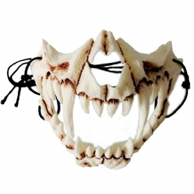 Ιαπωνικό Gods Style Deluxe Resin Ninja Mask Prom Performance Art