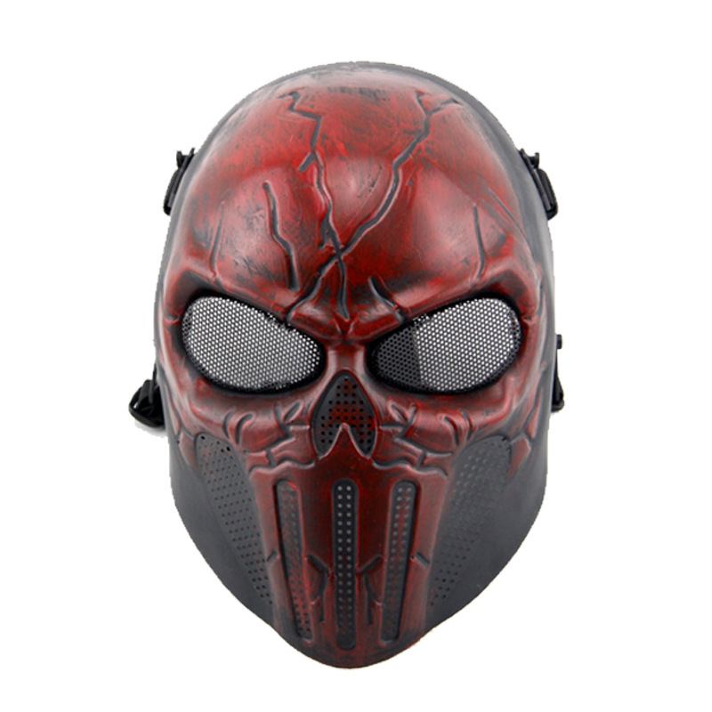 Punisher Scary Skull Mask Ears Protective Μάσκα Προστασίας Πεδίου Real Man