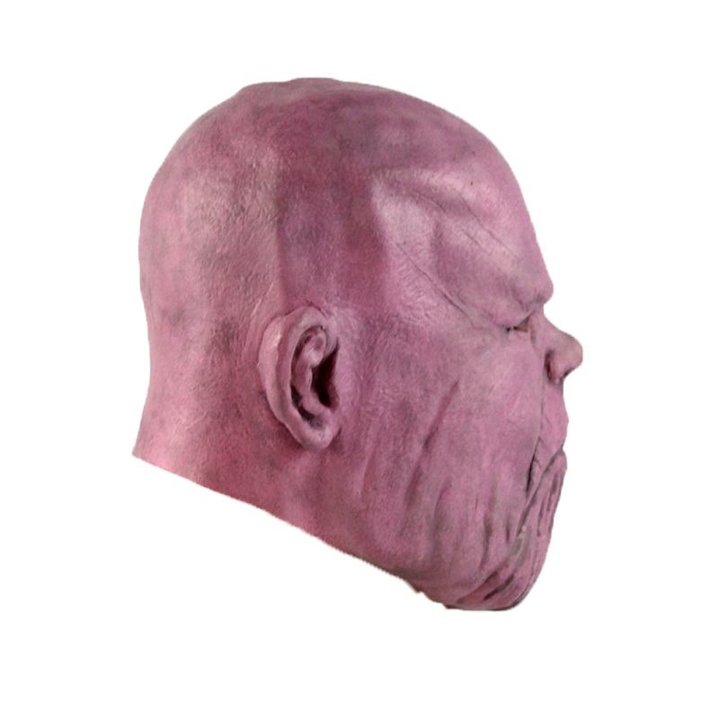 Thanos Latex Mask Stage Performance Hood Superhero Cosplay Tool