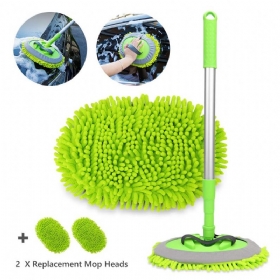 Σφουγγαρίστρα 2 Σε 1 Chenille Microfiber Βούρτσα Με Κιτ Καθαρισμού Αυτοκινήτου 45 Ίντσες Μακριά Λαβή Από Κράμα Αλουμινίου Brush Duster Not Hurt Paint Scratch Δωρεάν Εργαλείο Προμήθεια Συλλογής Σκόνης Για Πλυντήριο Ρούχων