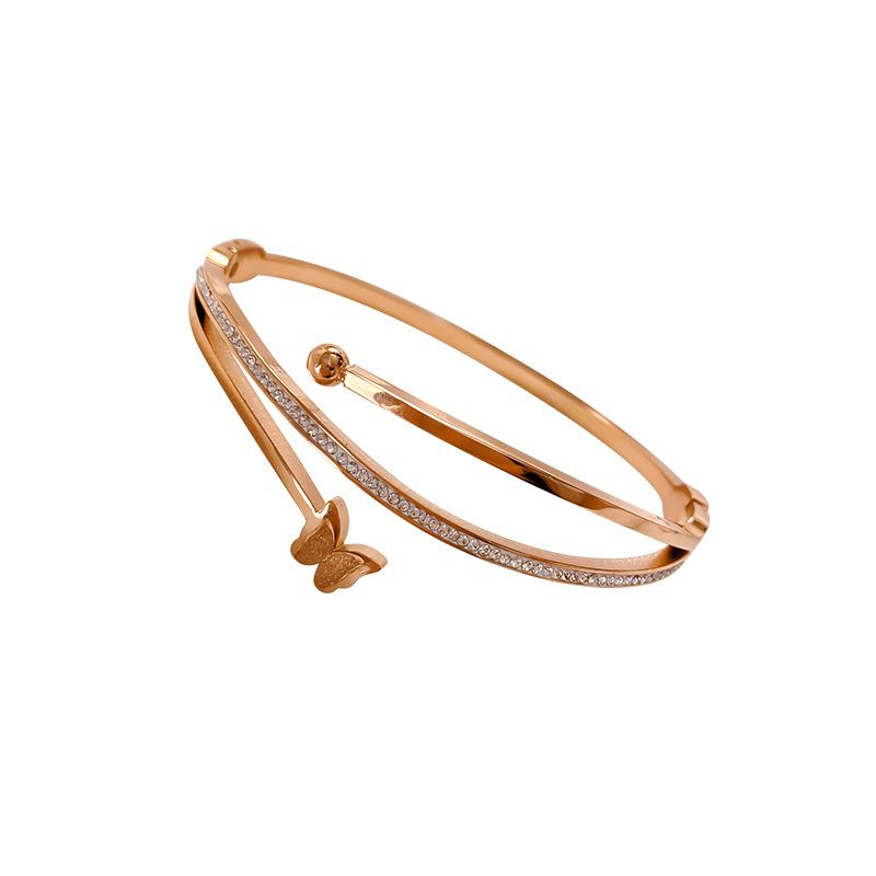 Βραχιόλι Titanium Steel Keepsake Sisters Simple Temperament Ins Niche Design Για Γυναίκες