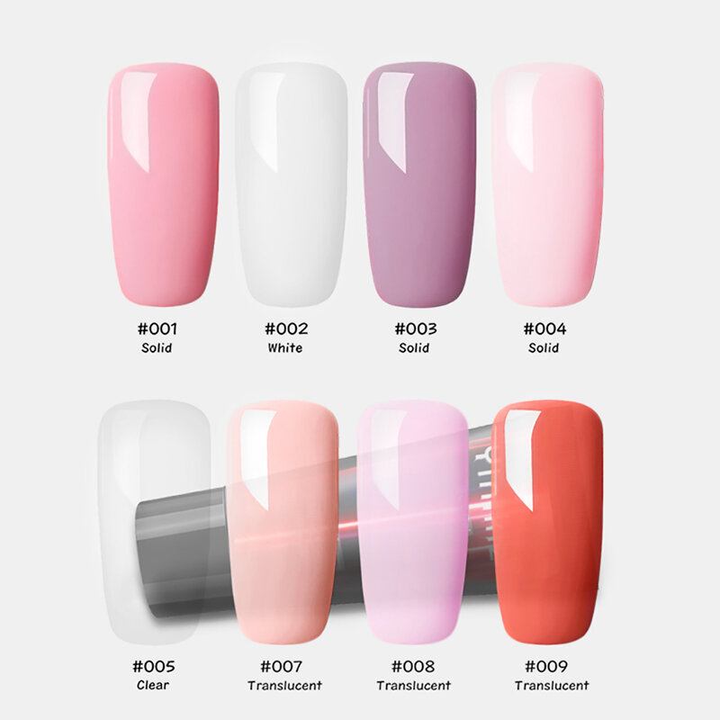 13ml Ακρυλικό Σετ Τζελ Extend Fast Uv Builder Gel Slip Solution Nail Form Art Brush